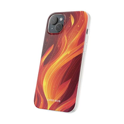 Flaming Flow iPhone 15 Plus Case - Soft
