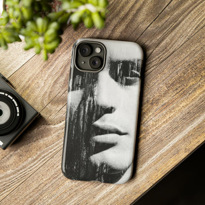 Black & White Pop Art - Protective Phone Case