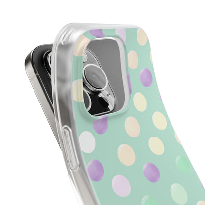 Pastel Polka Dots - Flexi iPhone 16 Phone Case