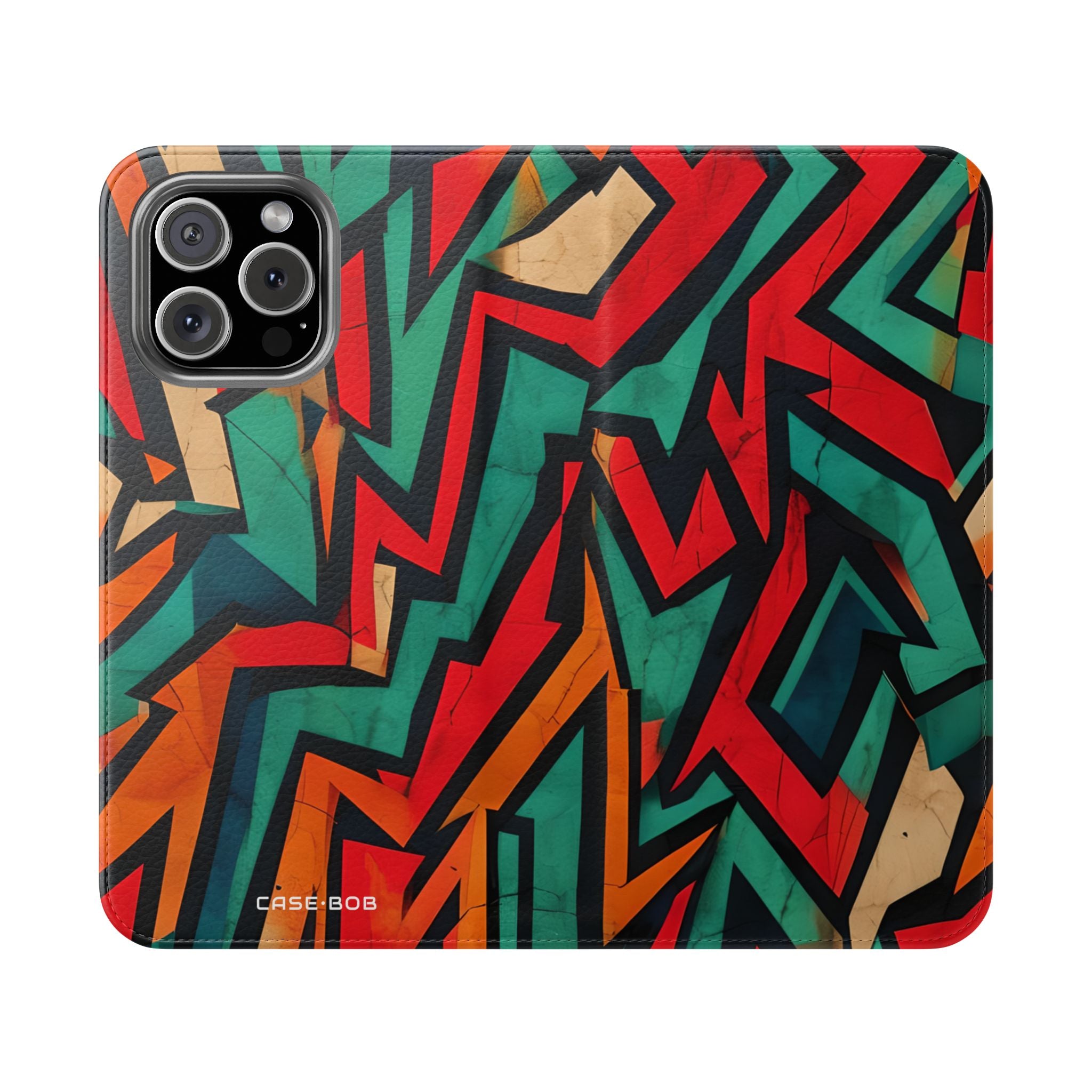 Jagged Flame - iPhone 16 Max Case - Wallet