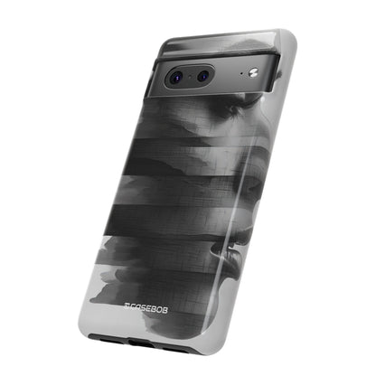 Abstract Glitch Portrait - Phone Case for Google Pixel