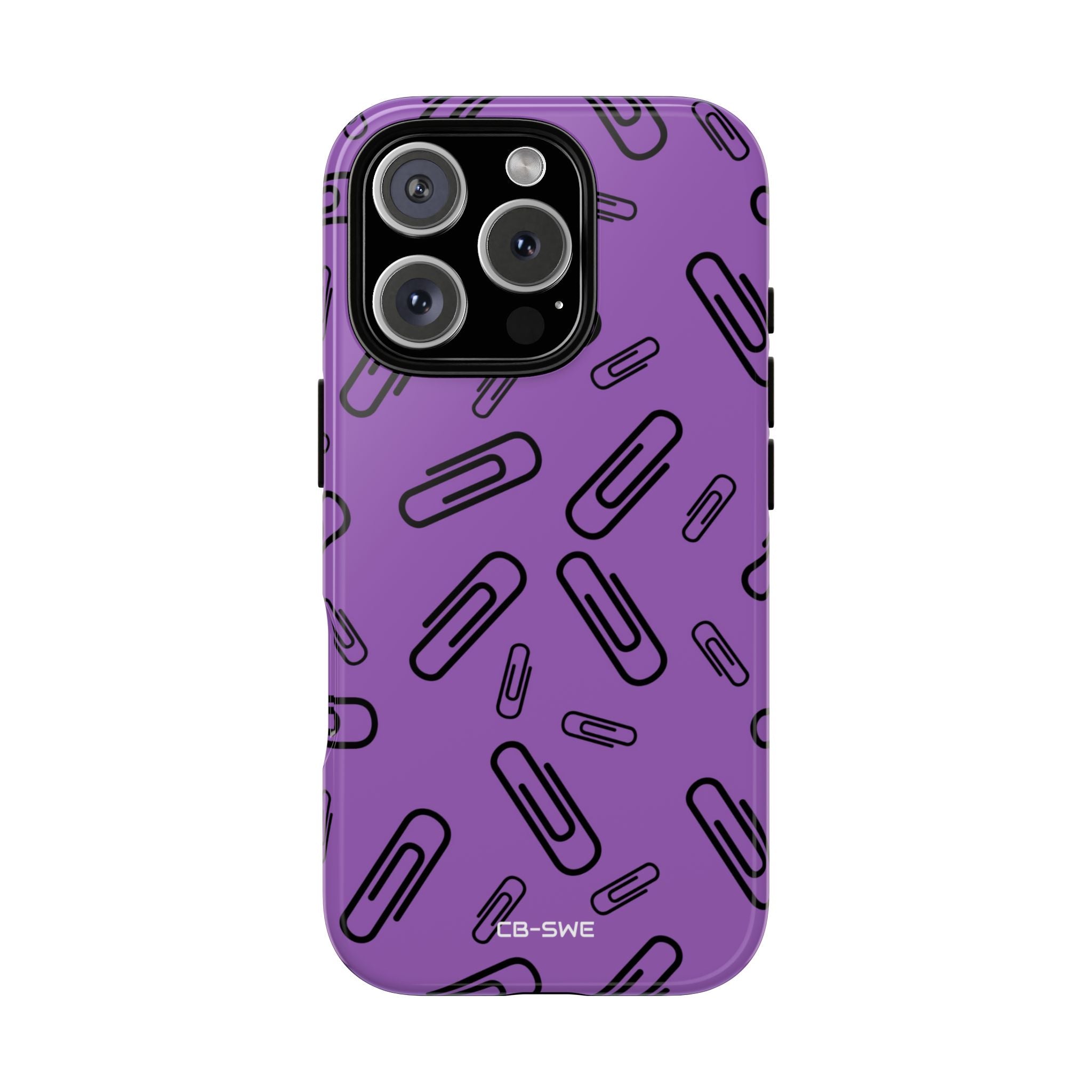 Paperclips Dance Playfully - iPhone Case