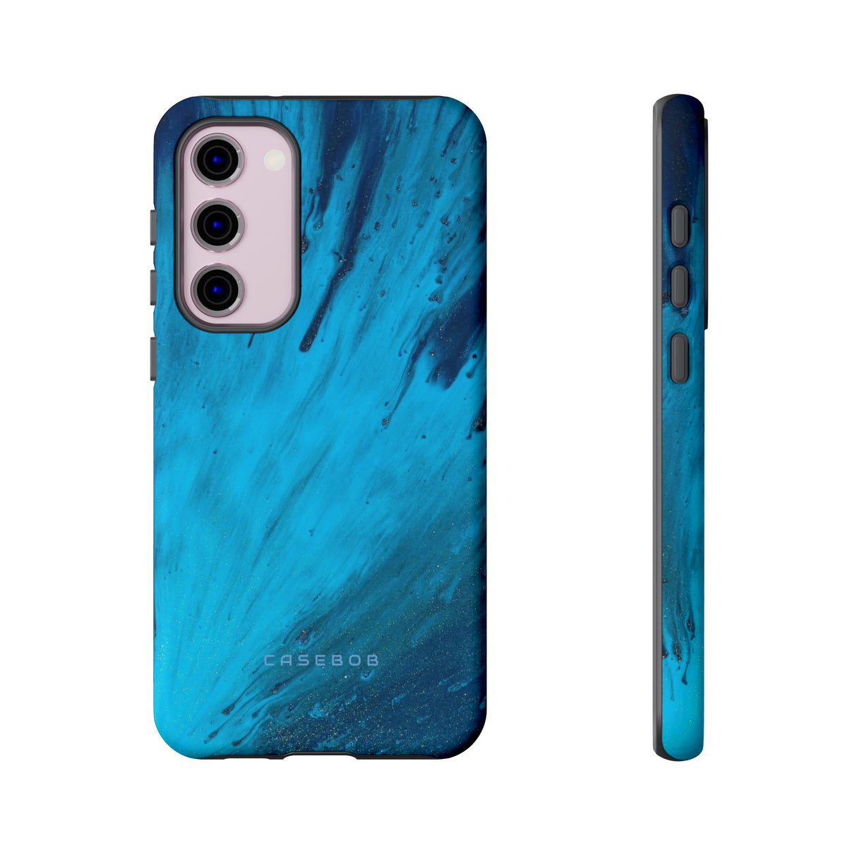 Light Blue Ink Art | Phone Case