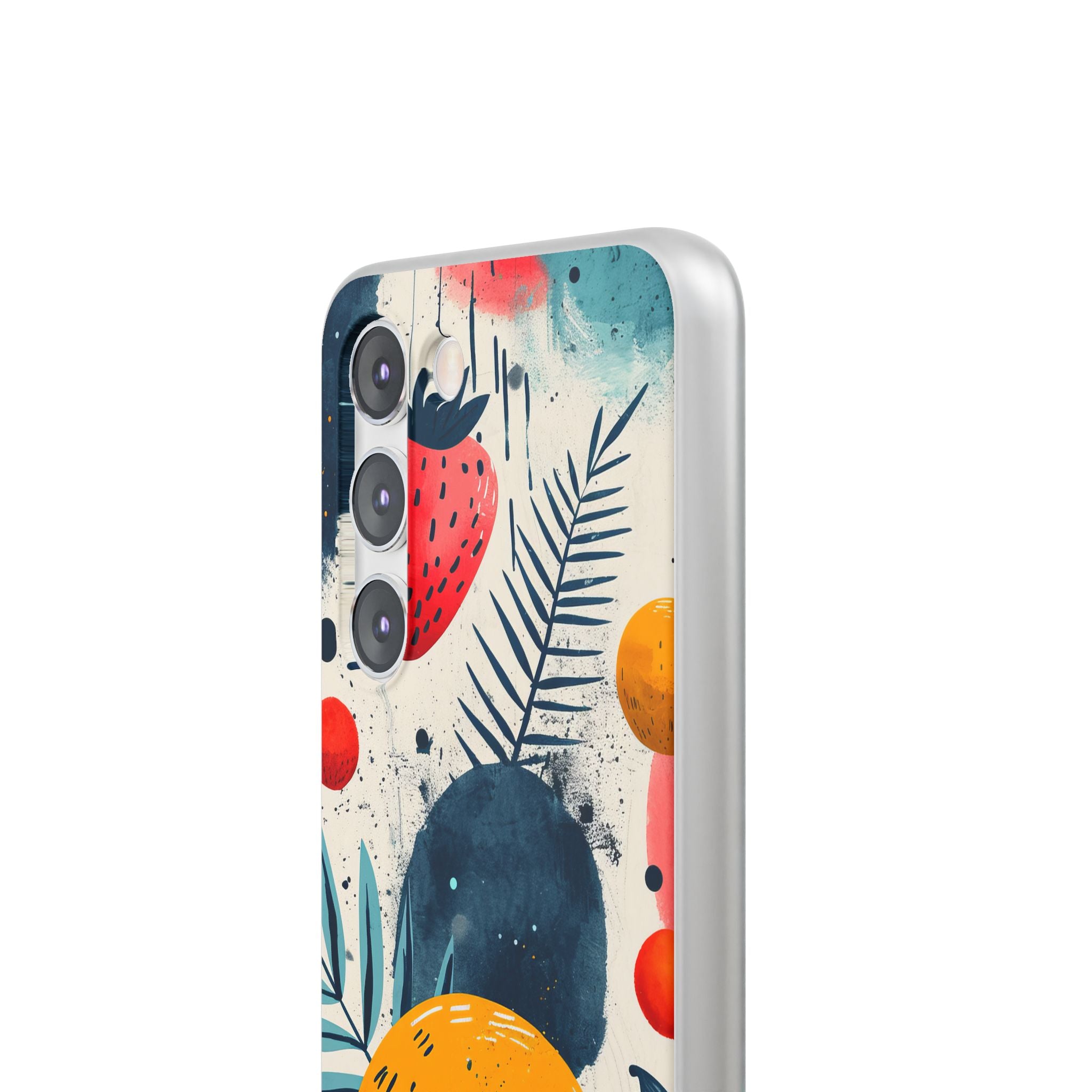 Vibrant Fruit Canvas - Flexi Samsung S23 Phone Case