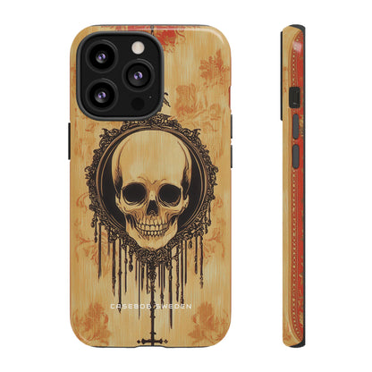 Gothic Skull Elegance iPhone 13 - Tough Phone Case