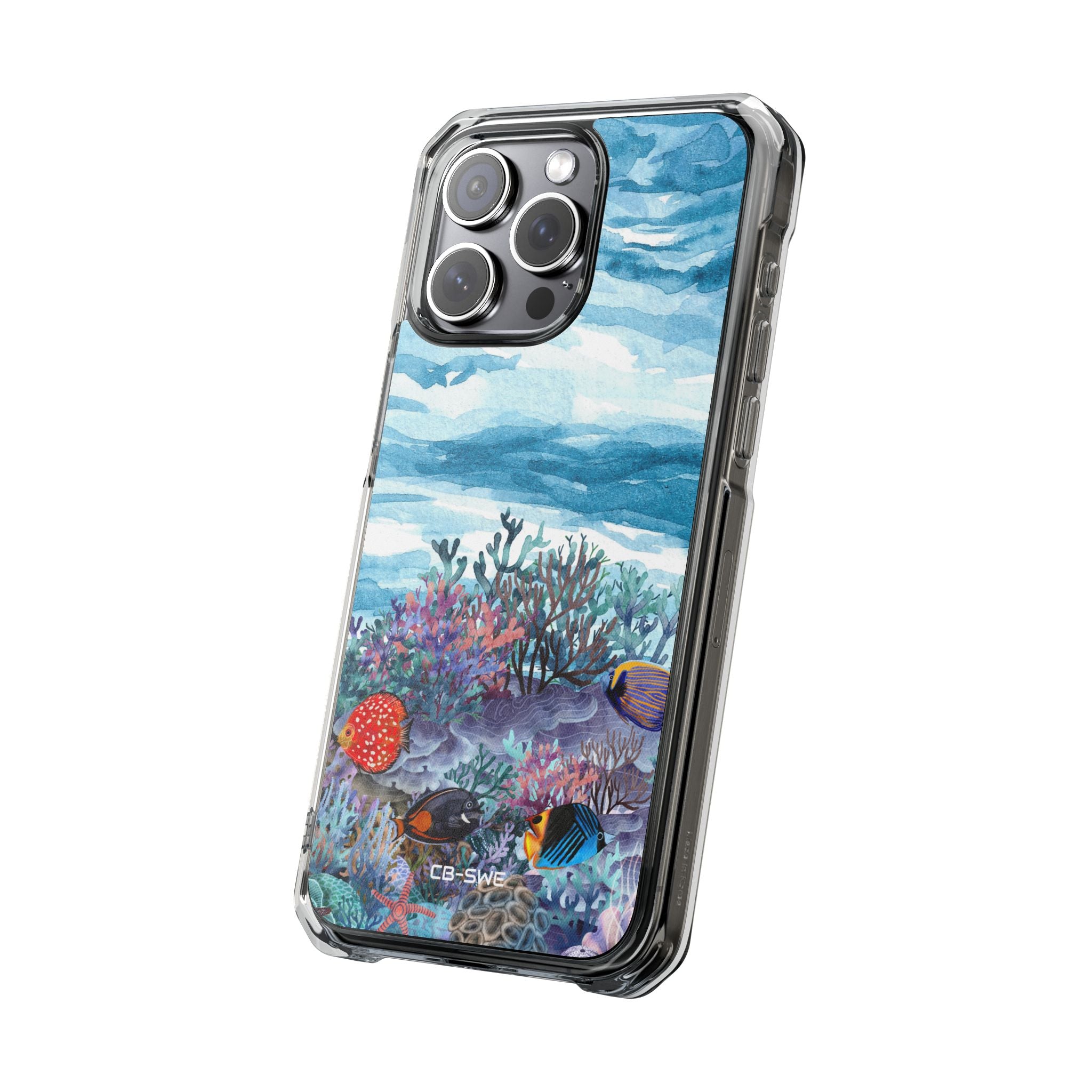 Aquatic Life Watercolors iPhone Case - Impact