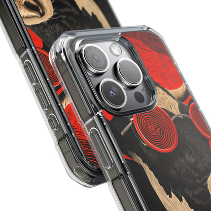Hypnotic Cow iPhone 15 Pro Case - Impact