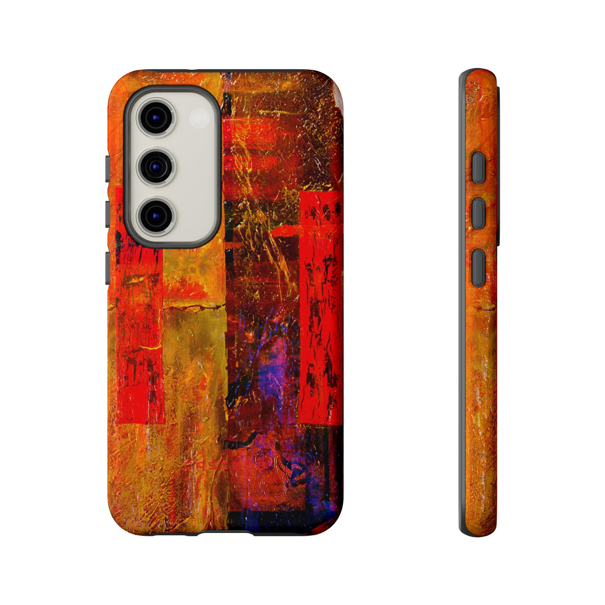 Red Oil Painting - Protective Phone Case