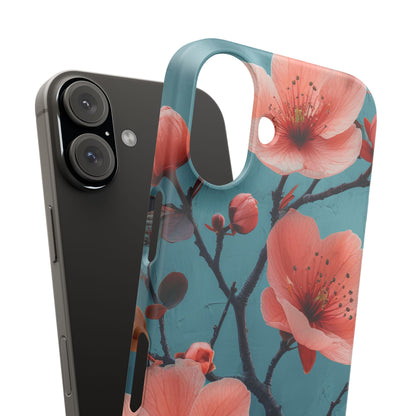 Floral Harmony Burst iPhone 16 - Slim Phone Case