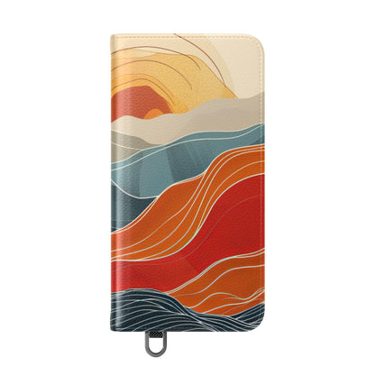 Crimson Hills - Samsung S25 Case - Wallet