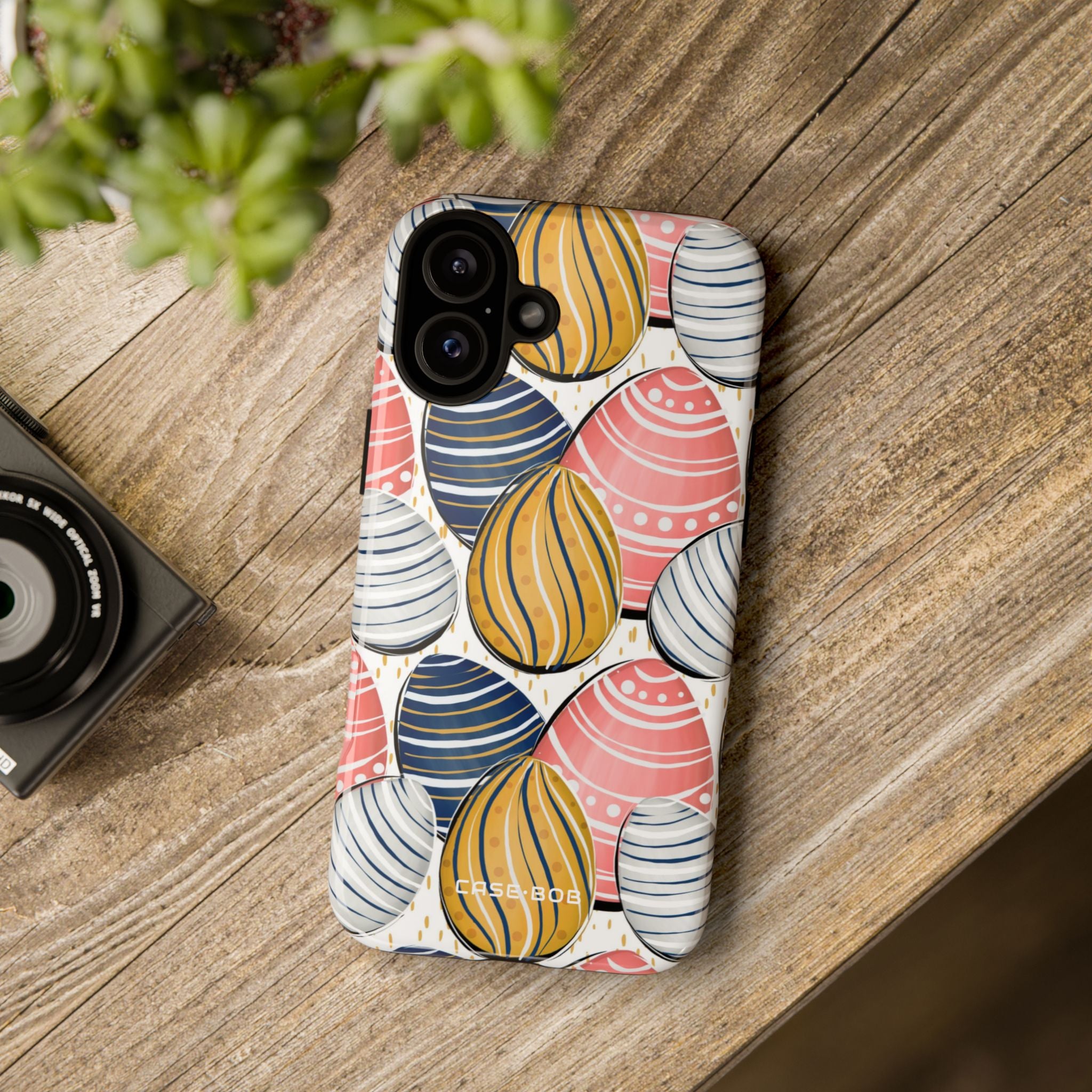 Golden Eggscape iPhone 16 Plus Case - Tough