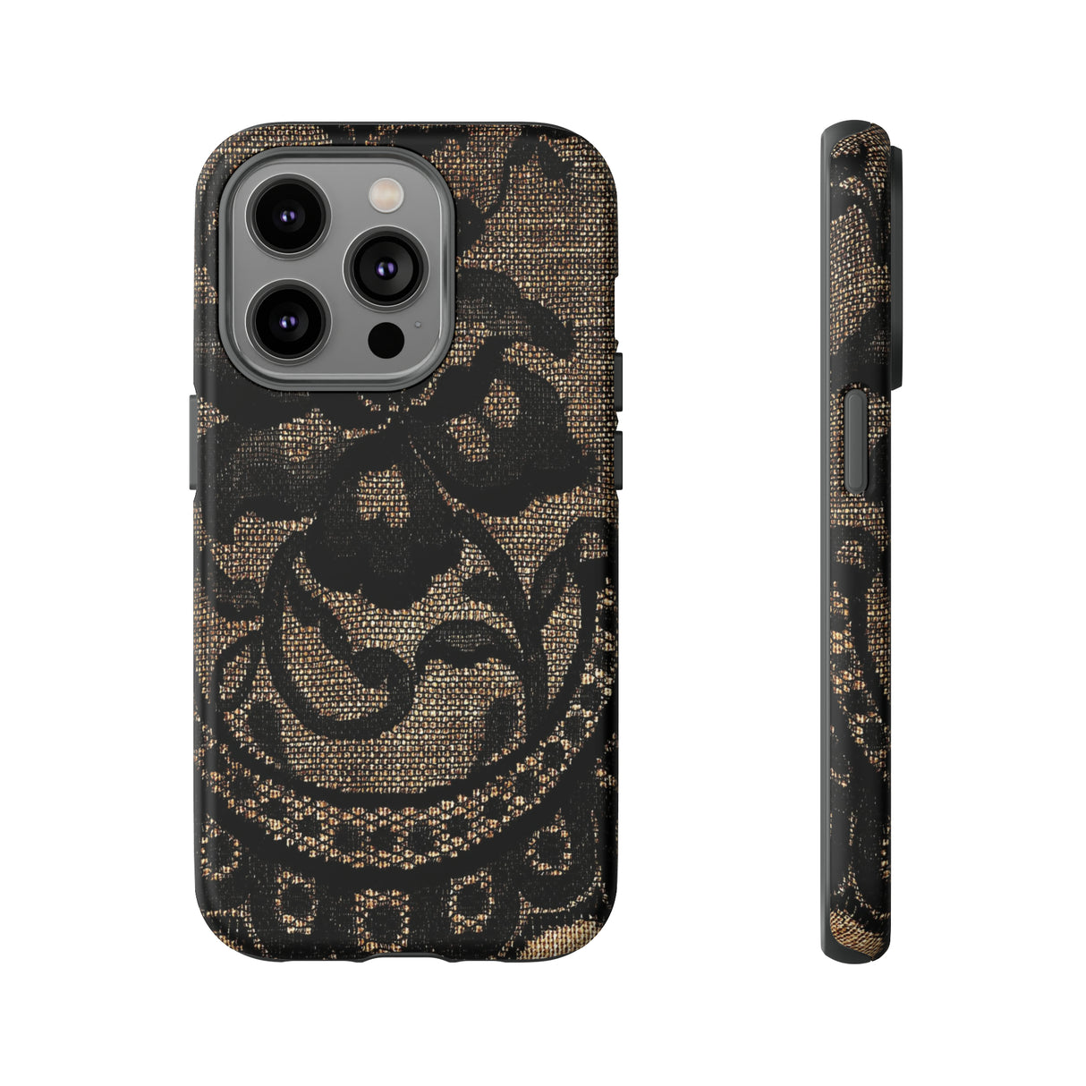 Broomrose Gothic Flower - Protective Phone Case