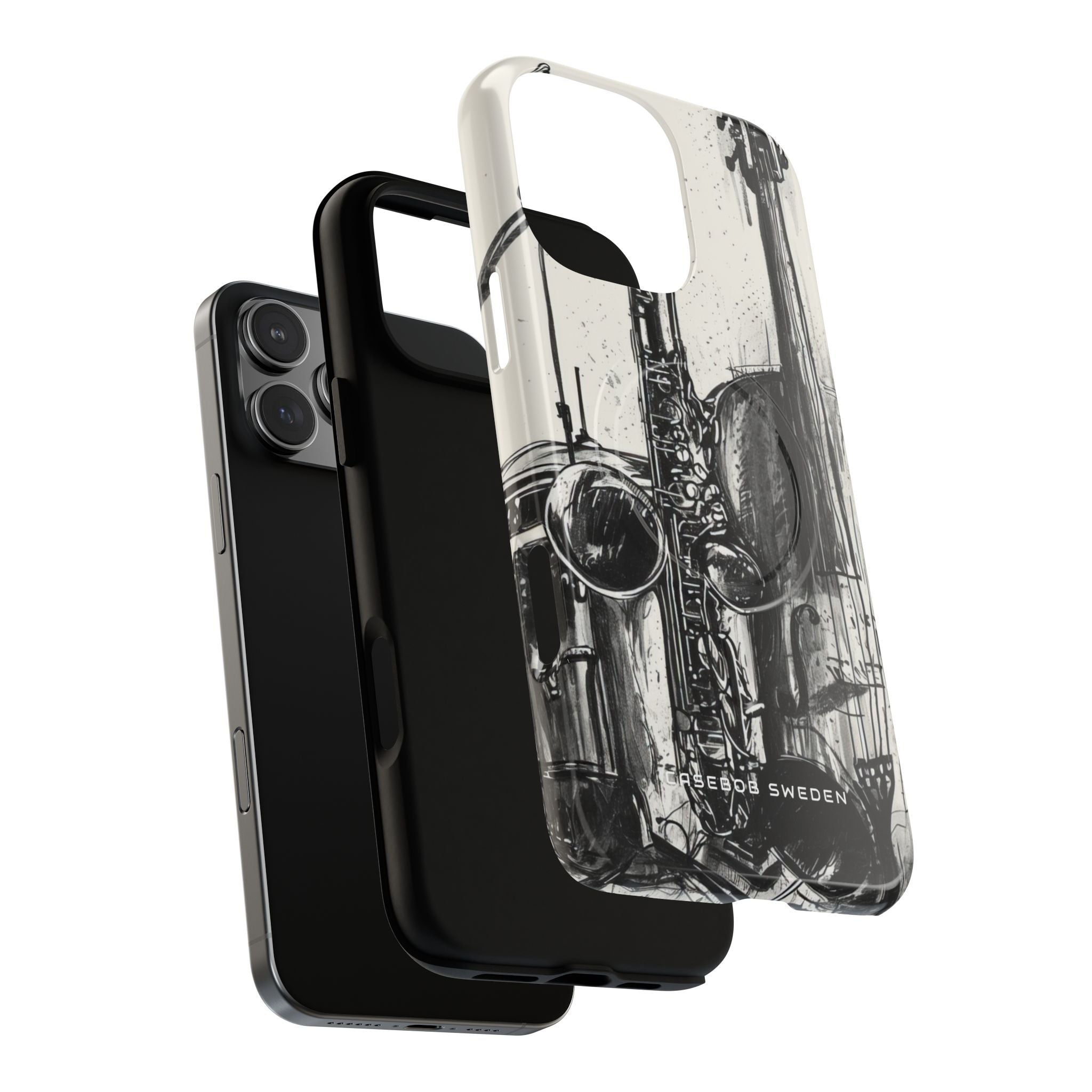 Jazz Instrument Line Symphony iPhone 16 | Tough+ Phone Case