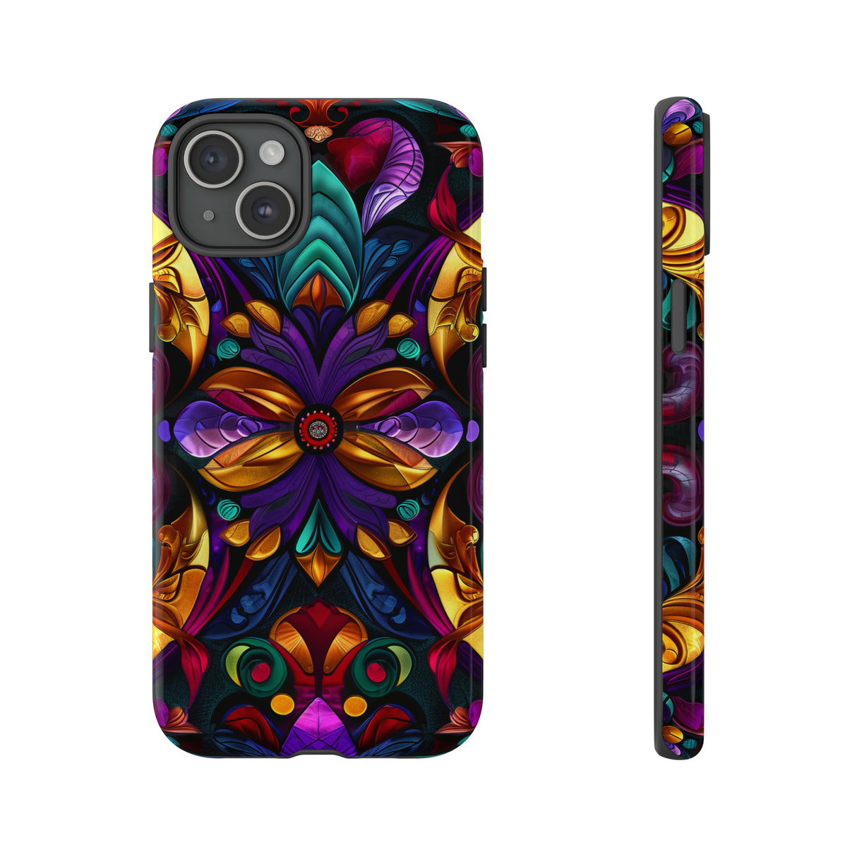 Gothic Stained Glass Majesty - Protective Phone Case