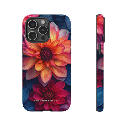 Fiery Bloom Harmony iPhone 15 - Tough Phone Case