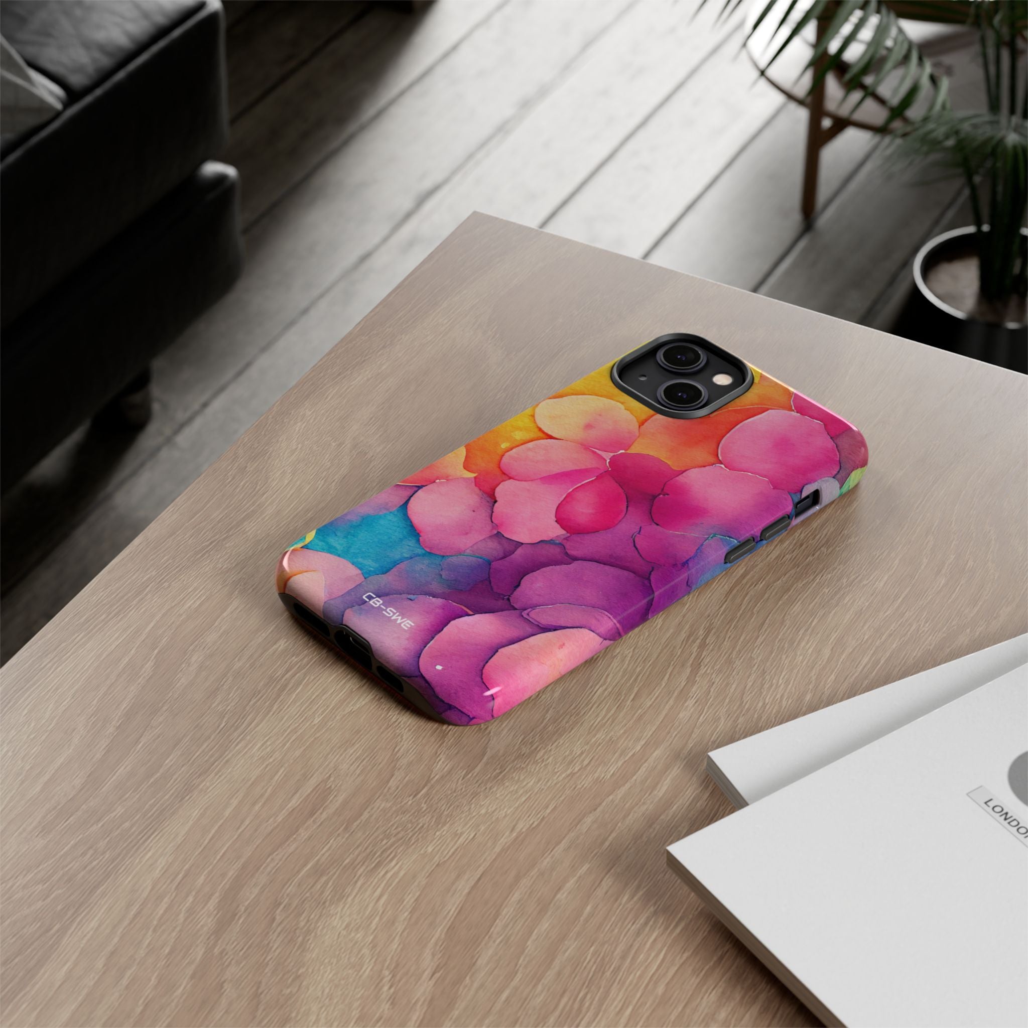 Vibrant Petal Fusion - iPhone Case