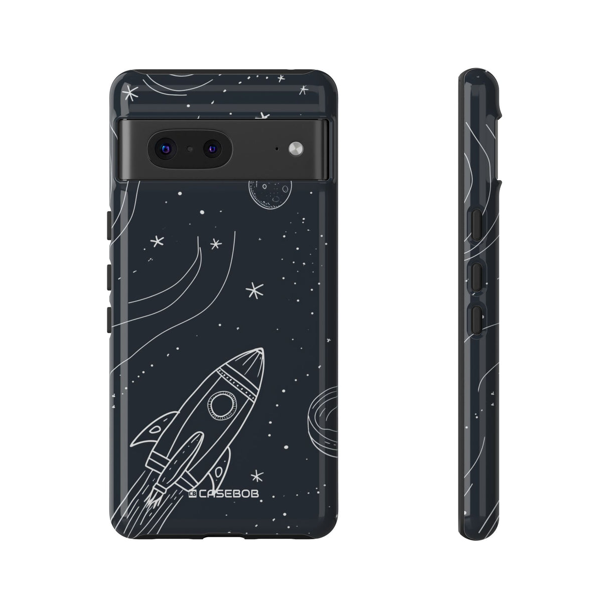 Cosmic Doodle Adventure | Protective Phone Case for Google Pixel