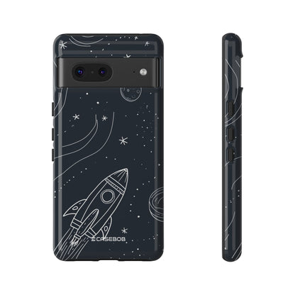 Cosmic Doodle Adventure - Phone Case for Google Pixel