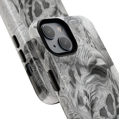 Swirling Giraffe Art iPhone 14 - Tough+