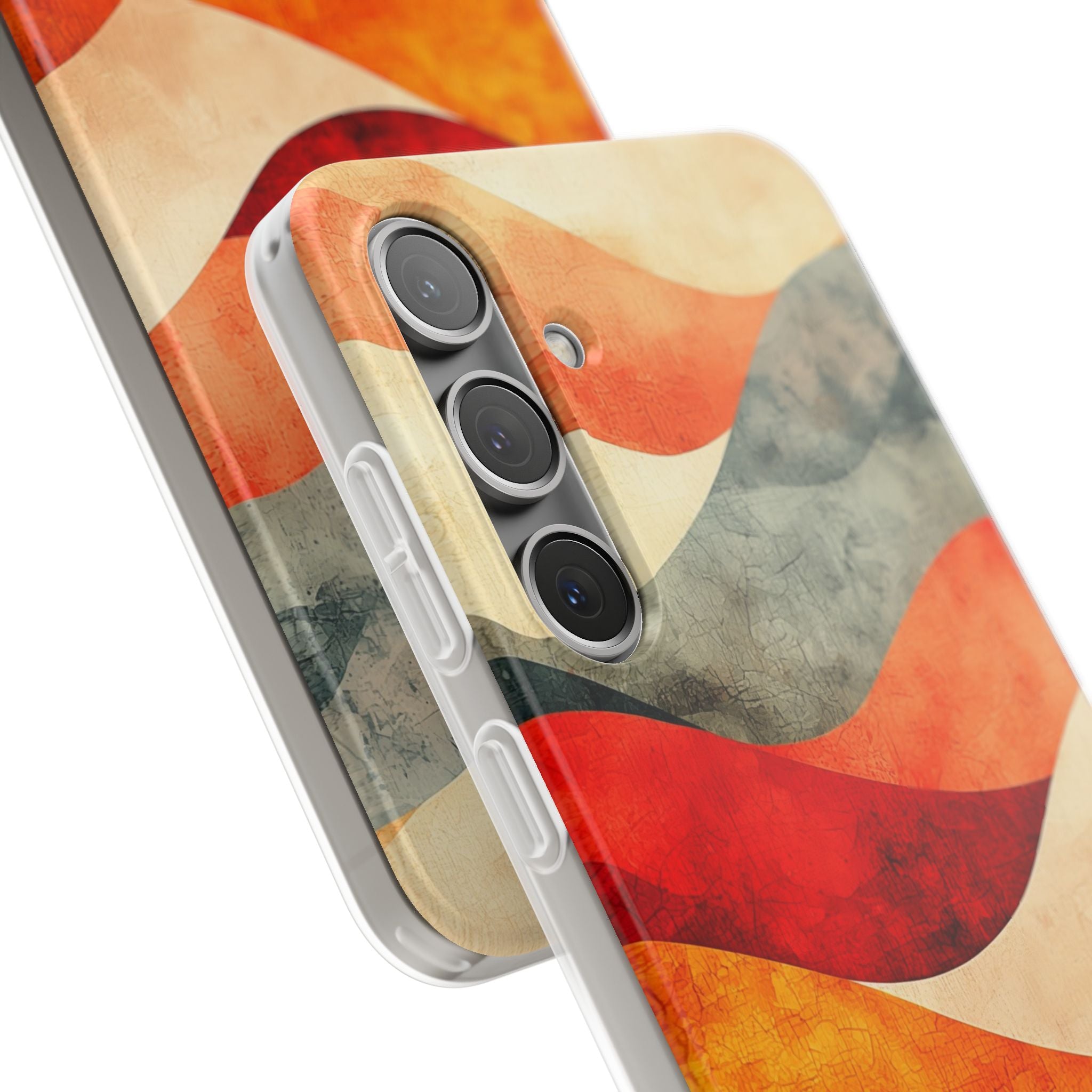 Cracked Wave Sunset Samsung S24 Plus Case - Soft