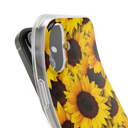Sunflower Glow iPhone 16 Case - Soft