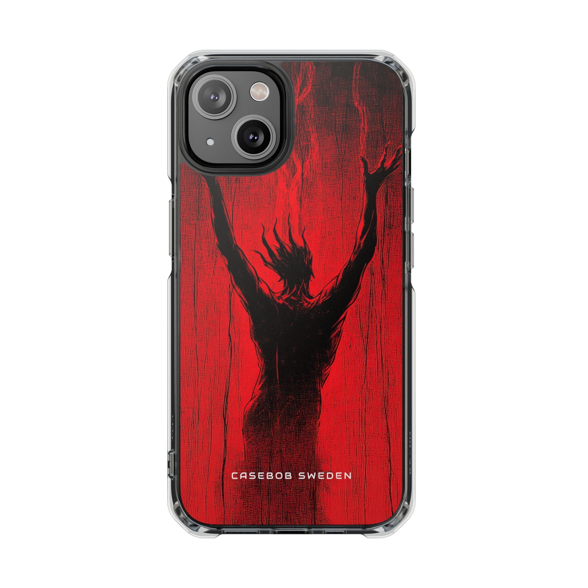 Crimson Despair iPhone 14 - Clear Impact Phone Case