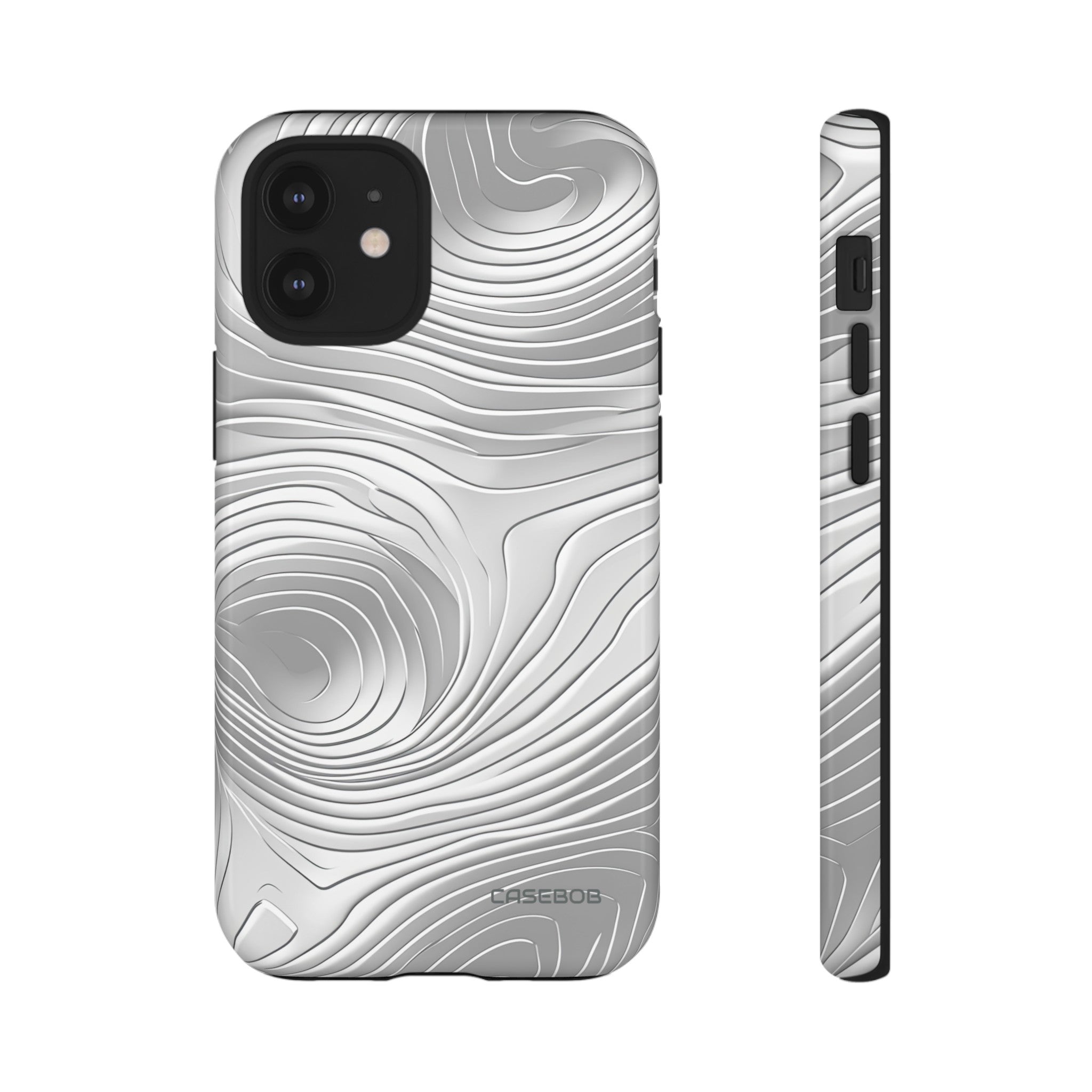 Sleek Grey Minimalism - Protective Phone Case