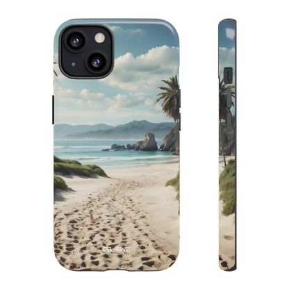 Footprints Trace Sand - iPhone Case