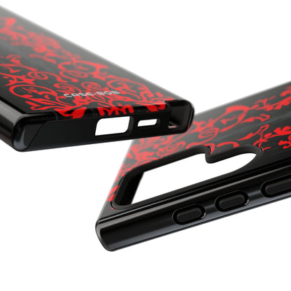 Crimson Spiral Samsung S24 Ultra Case - Tough