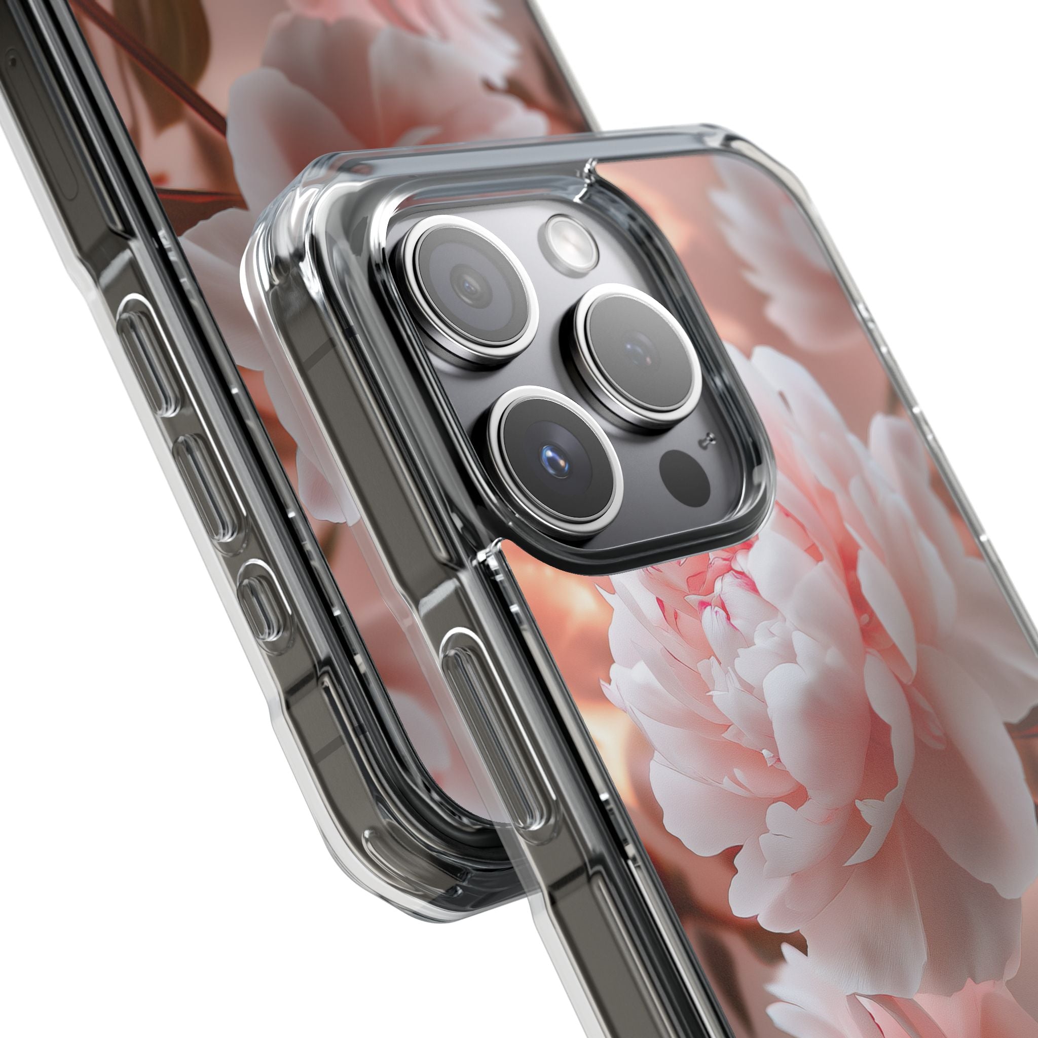 Peony Moonlight iPhone 15 Pro Case - Impact
