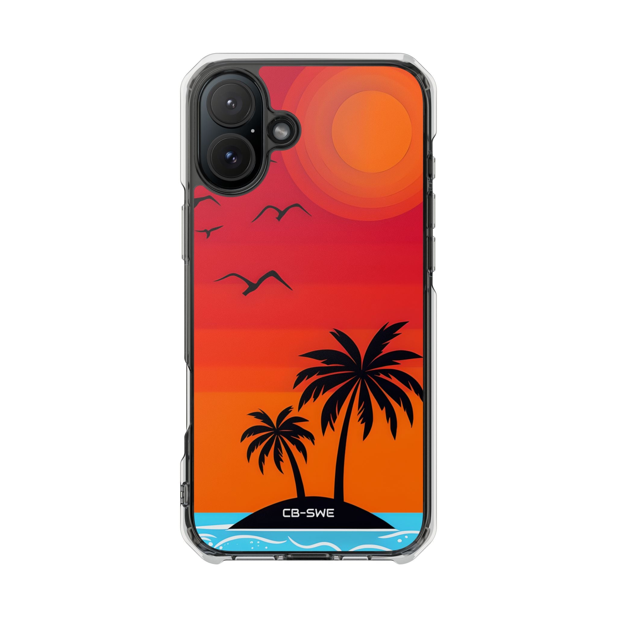 Summer Sunset Silhouettes iPhone Case - Impact