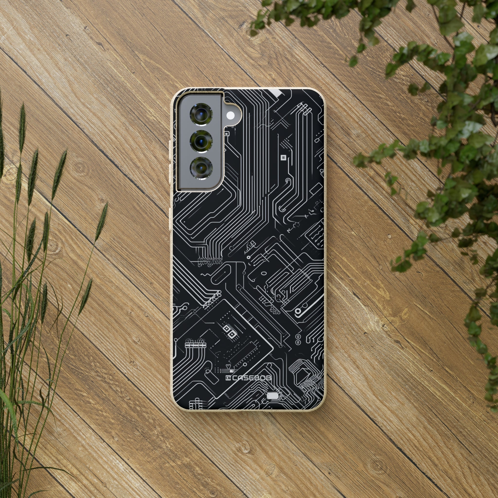 Cyber Circuitry Art | Biodegradable Phone Case