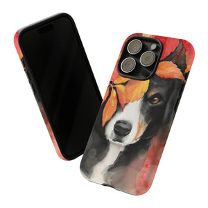 Watercolor Dog - Protective Phone Case