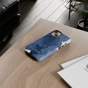 Timeless Blue Watercolor - Protective Phone Case