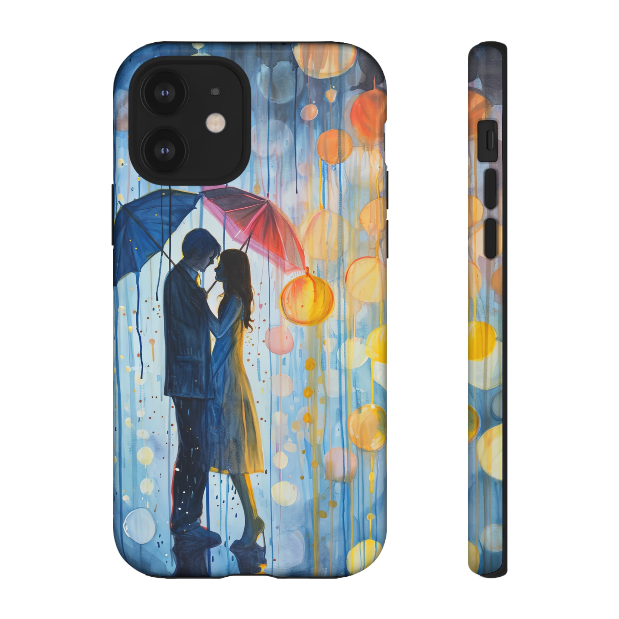 Rainy Day Love Umbrellas - Protective Phone Case