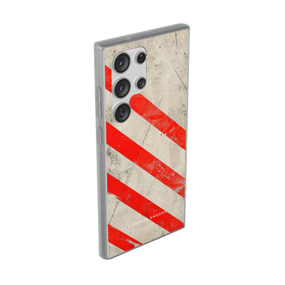 Striker Crimson Stripes Samsung S23 - Flexi Phone Case