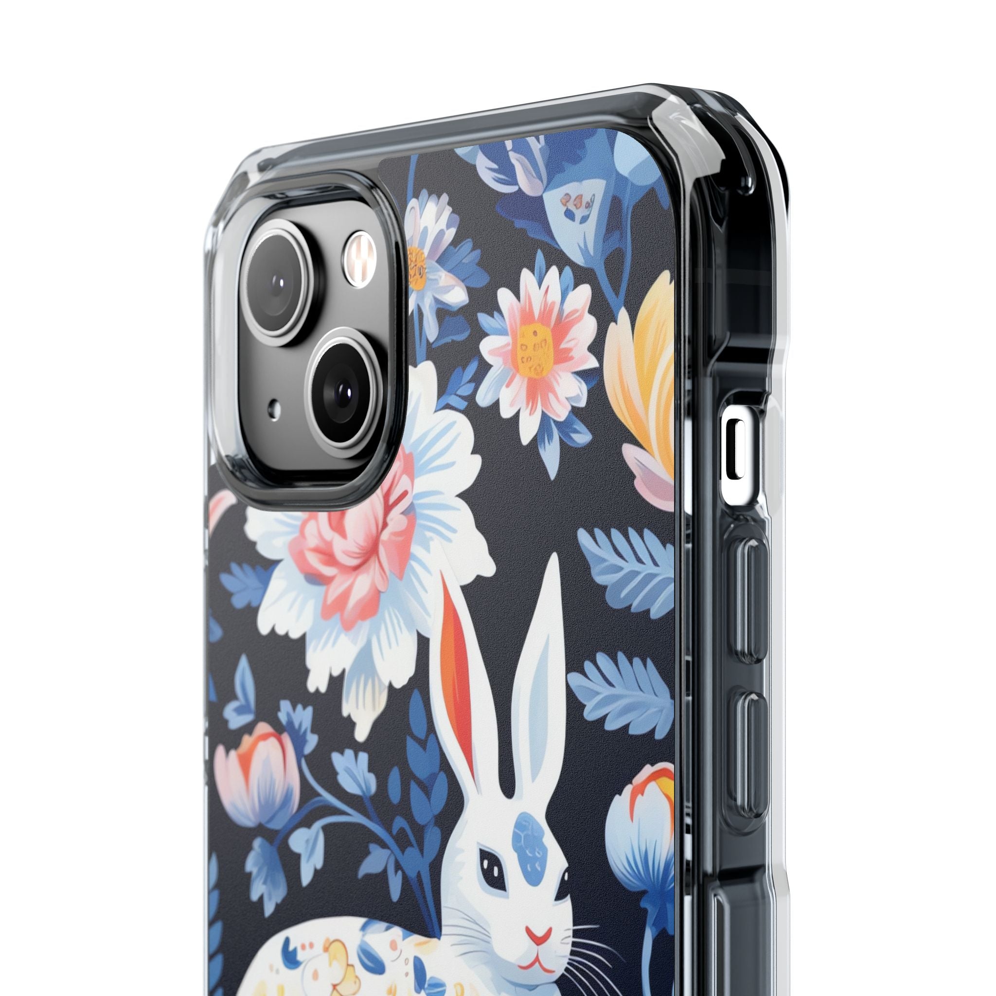 Floral Rabbit Dances iPhone Case - Impact