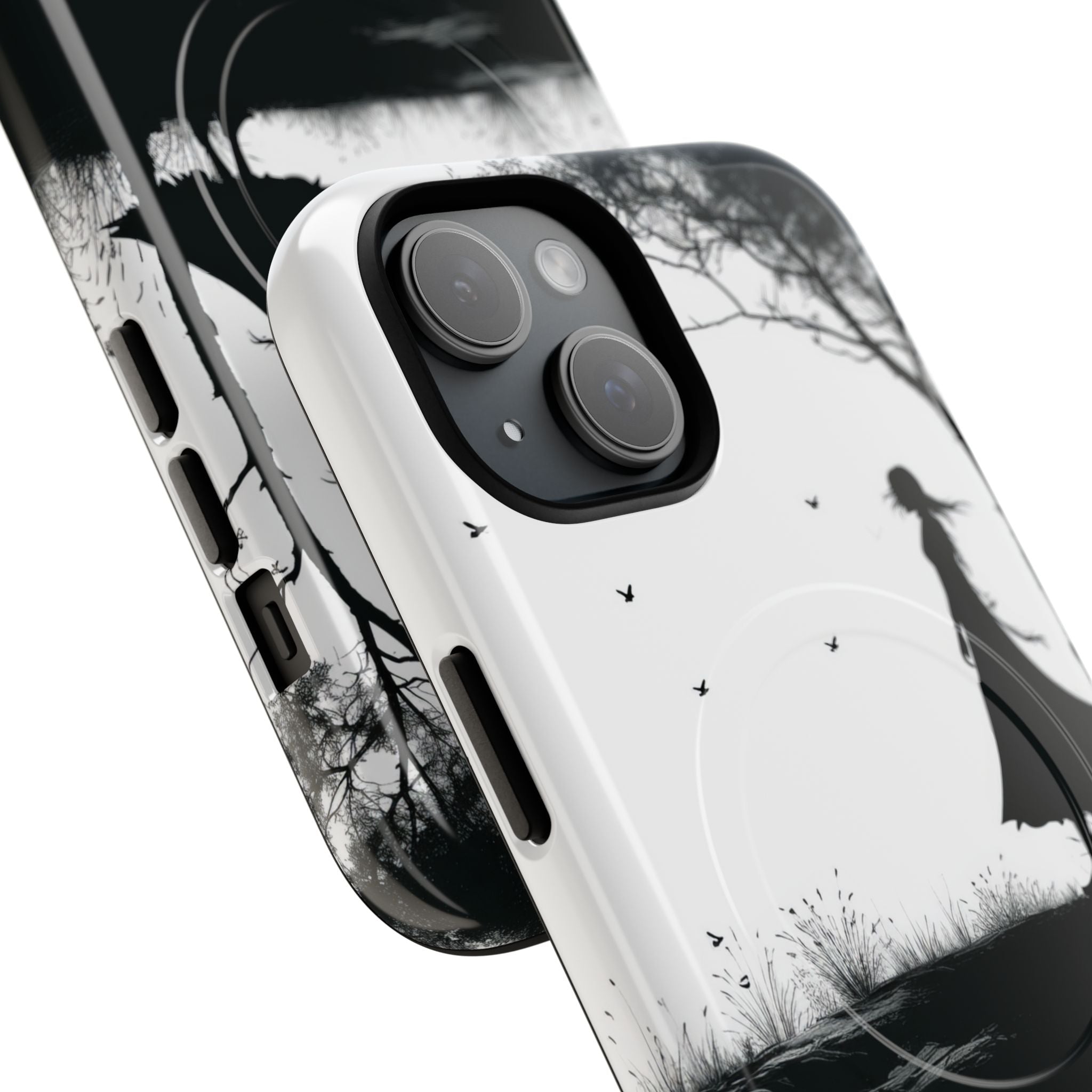 Cliffside Silhouette iPhone 15 Case - Tough+