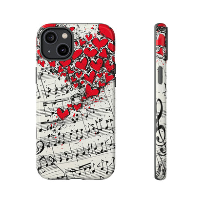 Lyric Harmony Serenade - Protective Phone Case