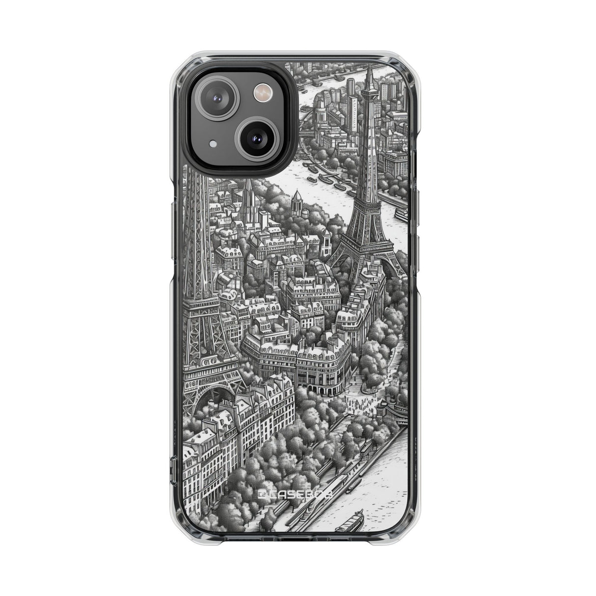 Timeless Cityscape - Phone Case for iPhone (Clear Impact - Magnetic)