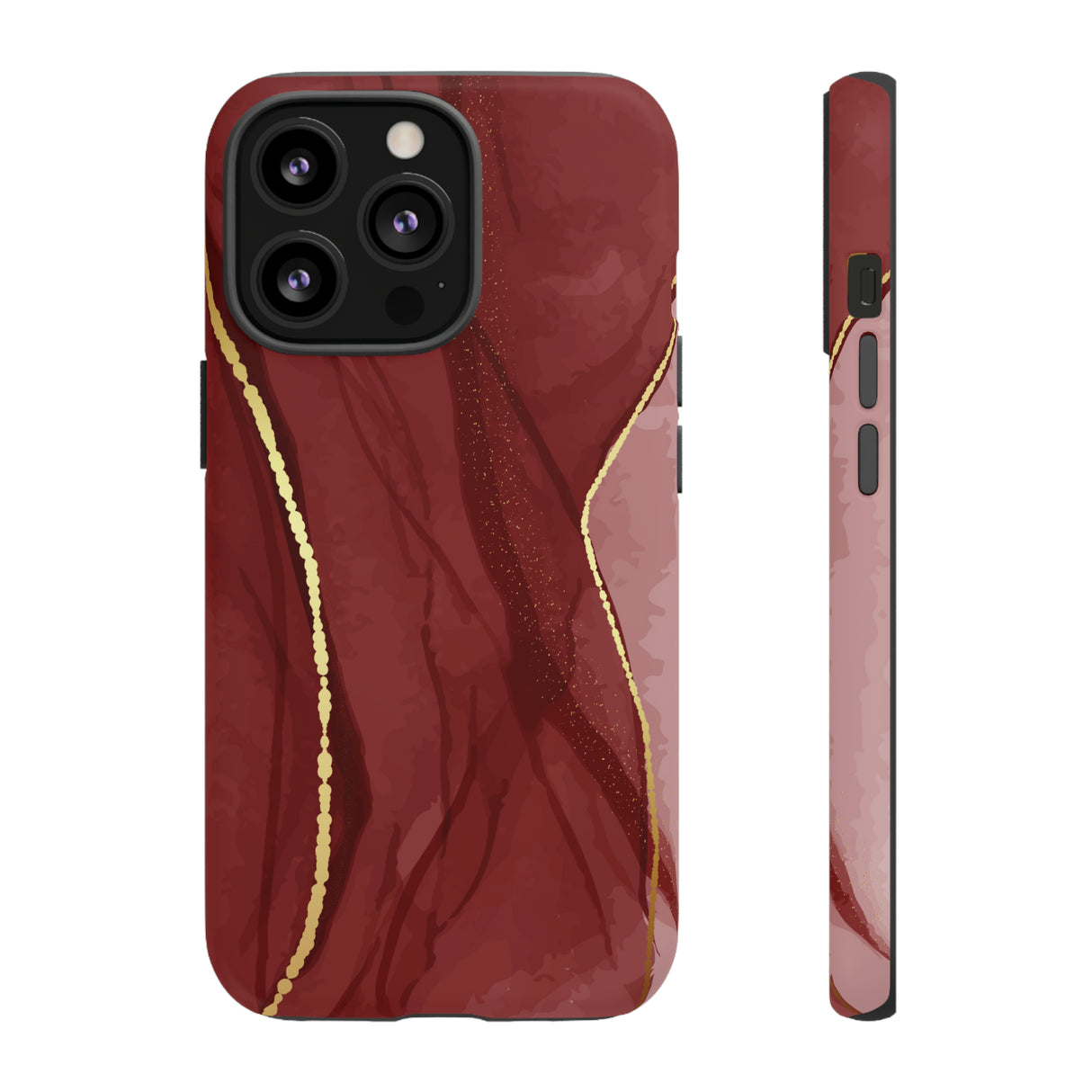 Dark Red - Protective Phone Case