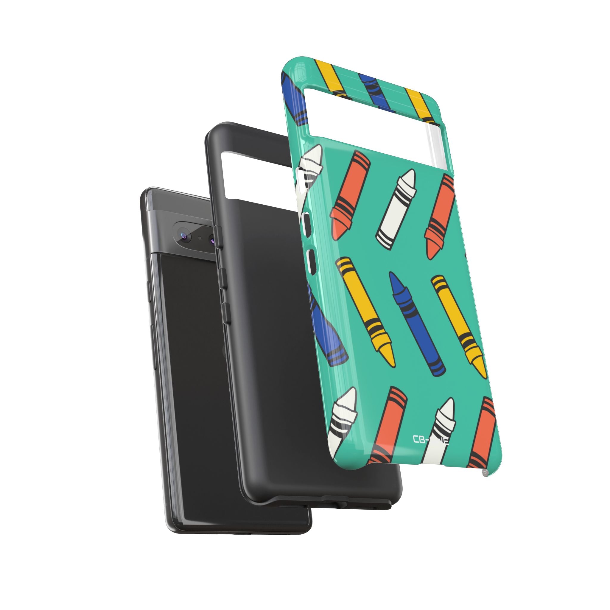 Crayons Dance Playfully - Google Pixel Case