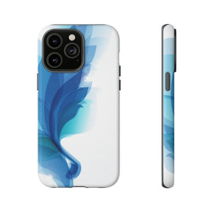 Blue Feathers - Protective Phone Case