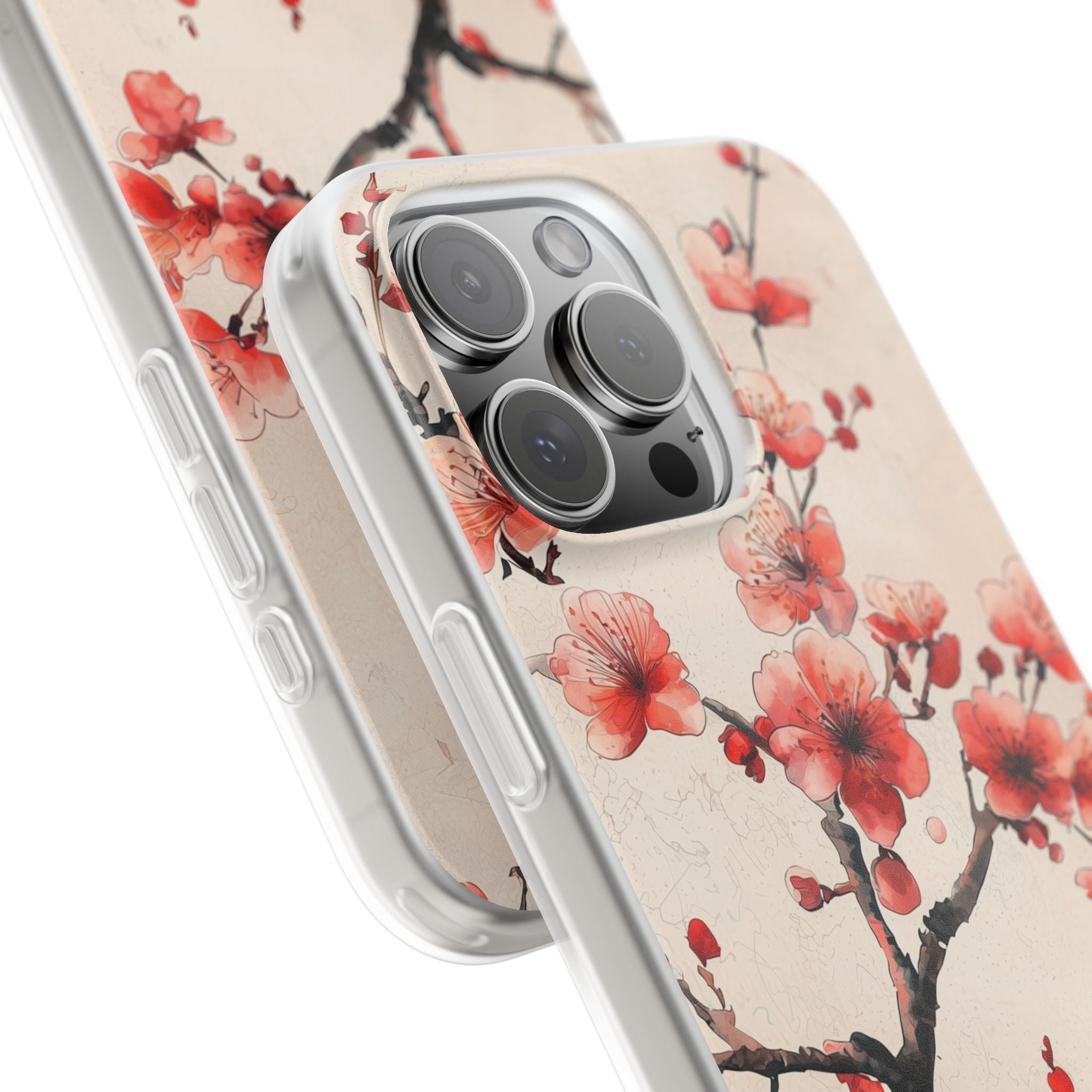 Blossom Shadow iPhone 16 Pro Max Case - Soft