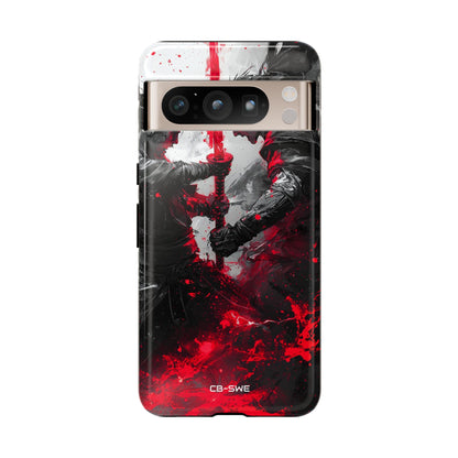Crimson Blade Clash - Google Pixel Case