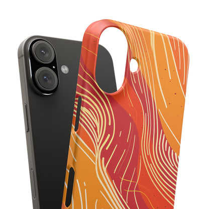 Gradient Flowwave Essence iPhone 16 - Slim Phone Case