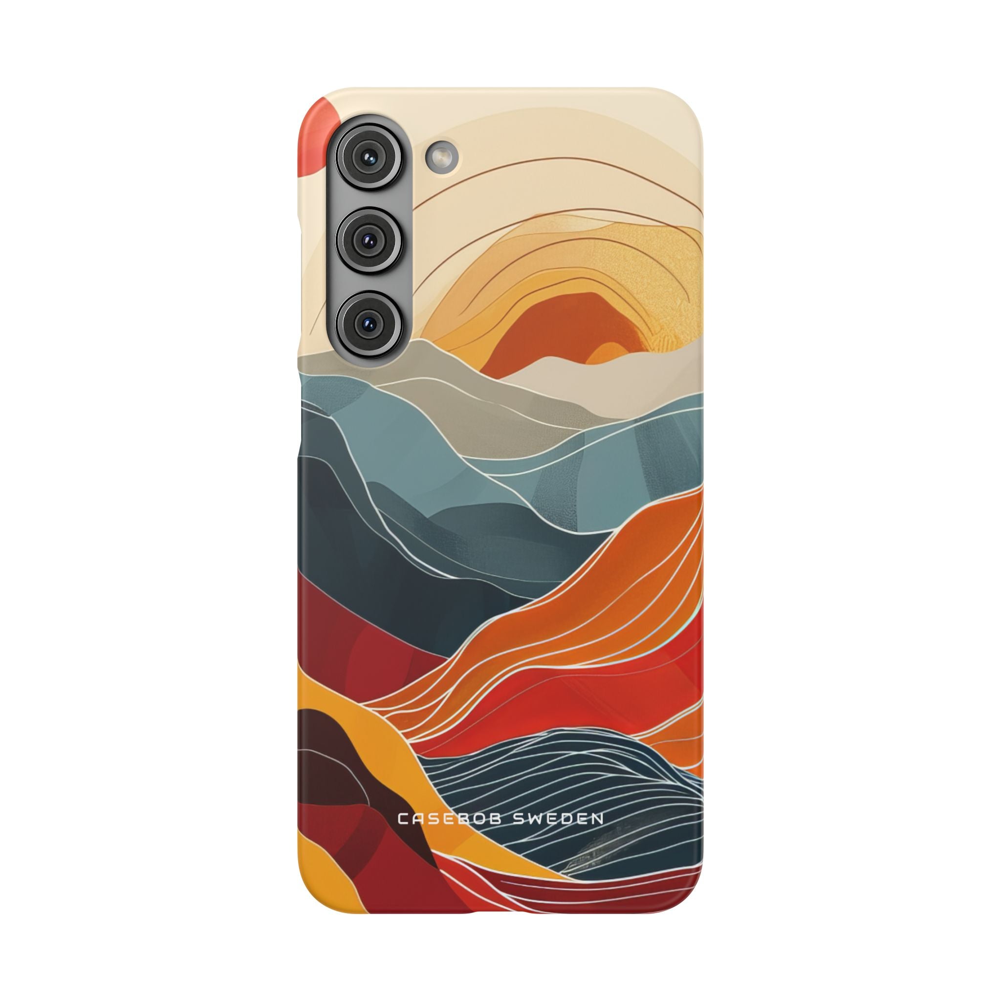 Harmonic Flow of Lines and Color Samsung S23 - Slim Phone Case