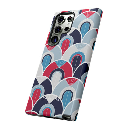 Blue Retro - Protective Phone Case