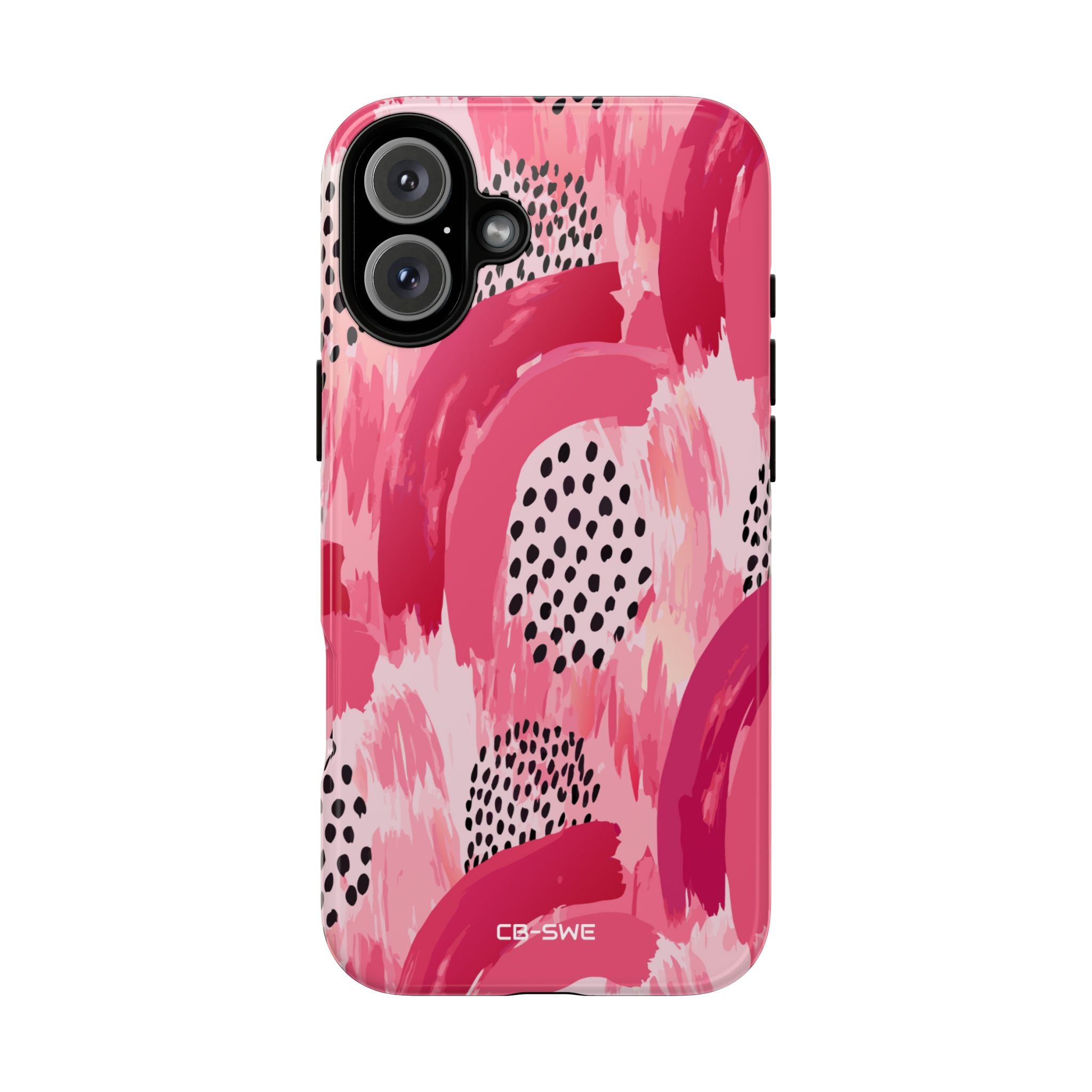 Vibrant Brushwork Dance - iPhone Case
