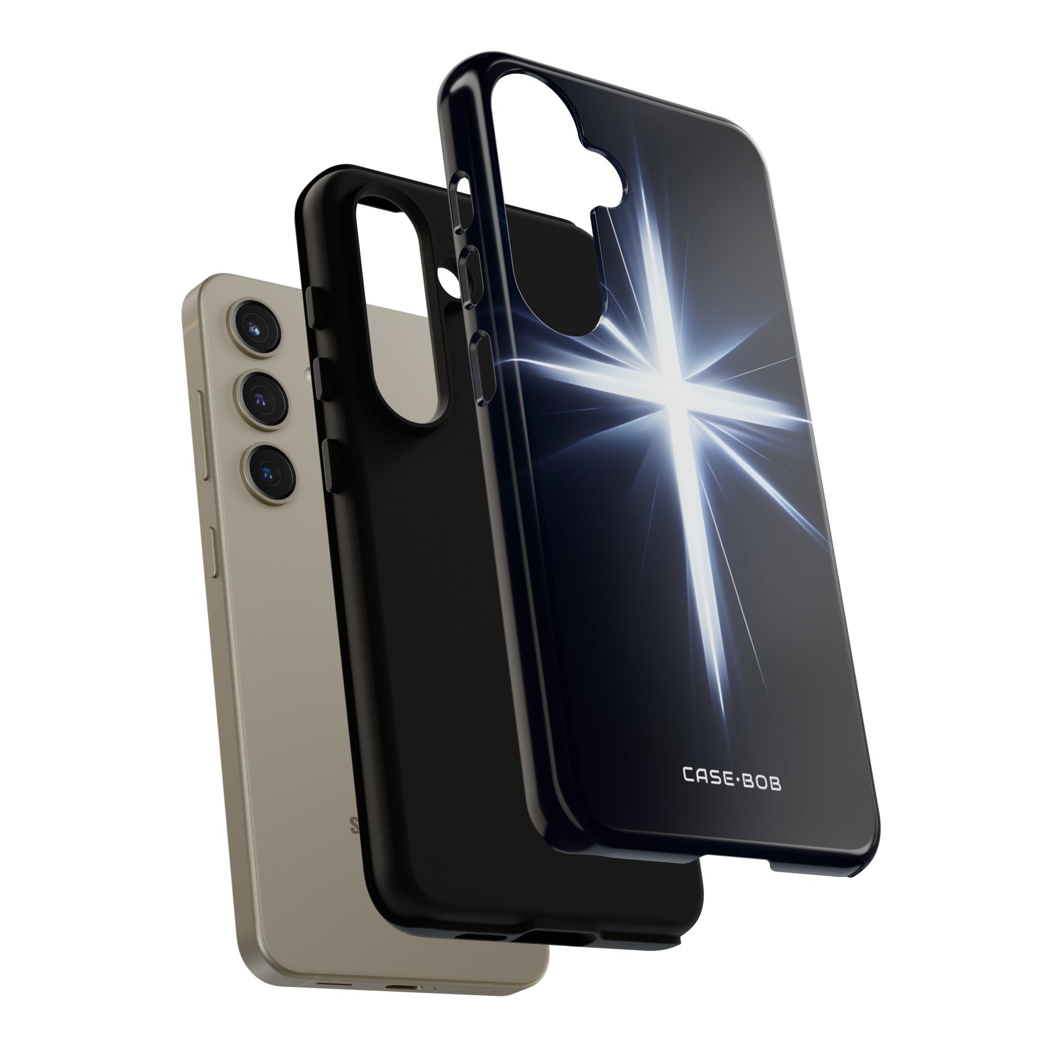 Glowing Crossburst Samsung S24 Case - Tough